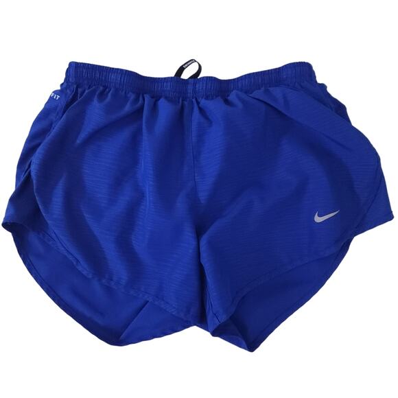 Nike Dri-Fit Tempo Running Shorts Small Women Blue Athletic Athleisure Shorts - Picture 1 of 7